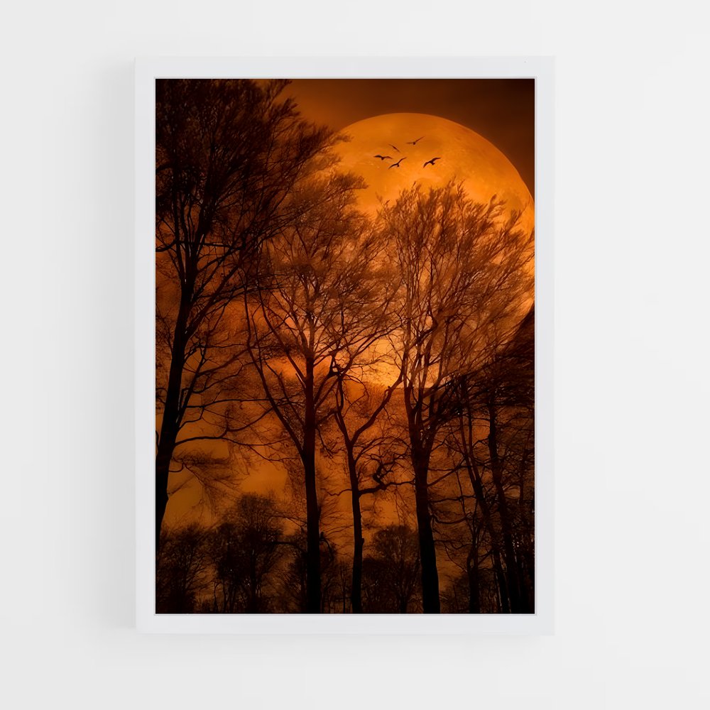 Poster magnifique lune des moissons – affiche Système solaire (vue 3)
